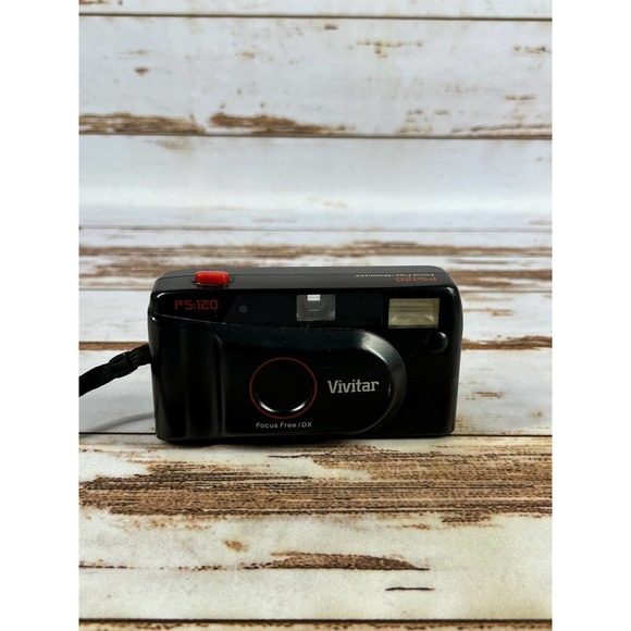 Vivitar Cameras, Photo & Video Vivitar Ps2 Focus Free Dx Motorized Film Camera Works Tested